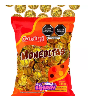 Chocolate Moneditas x 100 UND